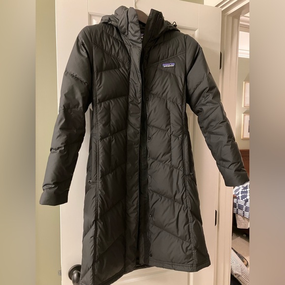 Patagonia Down With It Parka, perfect condition, black XS - Picture 1 of 3